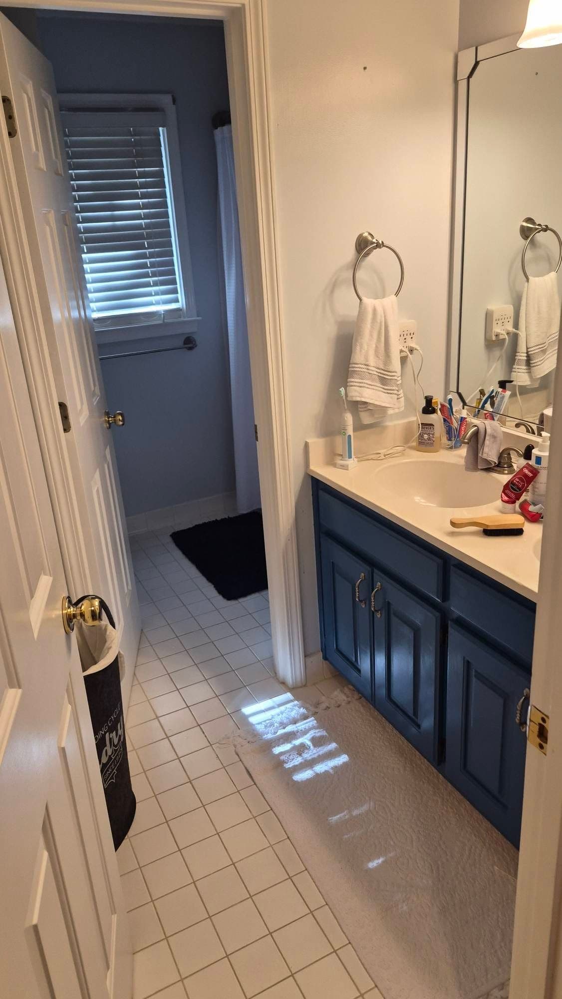 Gallery photos for Bathroom Upgrade with Patterned Tiles: Image #1